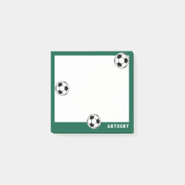 Fußball Grüne Personalisierte Kinder zurück zur Sc Post-it Klebezettel