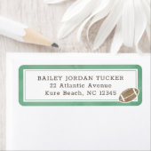 Fußball Grüne Rücksendeadresse (Insitu)