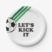 Fußball Grüne Streifen Lass es uns zum Geburtstag