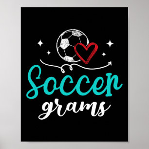 Fußball-Grüße Lustige Fußballspieler-Grüße  Poster