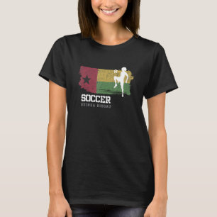Fußball Guinea Bissau Flaggenfußball Womens Soccer T-Shirt