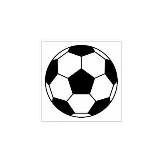 Fußball Gummistempel (Prägung)