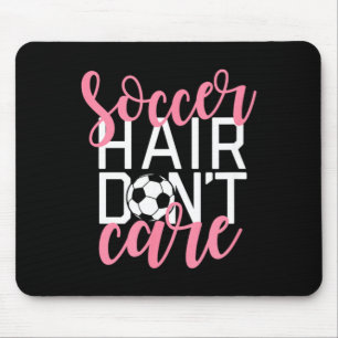 Fußball Haar Egal Mädchen Star Fußballspielerin Mousepad