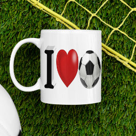 Fußball-halber Text Kaffeetasse