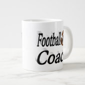 Fußball-Halbtext Jumbo-Tasse (Vorderseite Rechts)