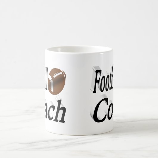 Fußball-Halbtext Tasse Kaffee (Mittel)
