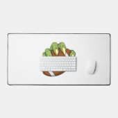 Fußball Halloween Design für einen Fußballfan Schreibtischunterlage (Tastatur & Maus)