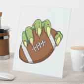 Fußball Halloween Design für einen Fußballfan Sockelschild (In Situ)