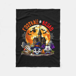 Fußball Halloween-Mannschaft drei Horror-Ausrüstun Fleecedecke