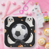 Fußball Halloween Thema mit Ball Pappteller (Party)