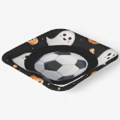 Fußball Halloween Thema mit Ball Pappteller (Gewinkelt)