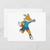 Fußball-Handball Postkarte (Vorne/Hinten)