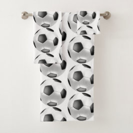 Fußball-Handtuch-Set Badhandtuch Set