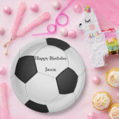 Fußball "Happy Birthday" Papier Teller (Party)