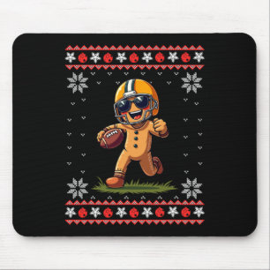 Fußball-Hässliche-Weihnachts-Männer-Kinder-Shirts Mousepad