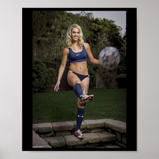 Fußball Heather Mitts Feeley Fußballverteidiger Mi Poster (Vorne)