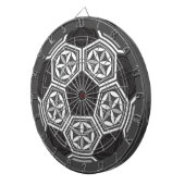 Fußball-heilige Geometrie Dartscheibe (Vorderseite rechts)
