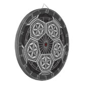 Fußball-heilige Geometrie Dartscheibe (Vorderseite Links)