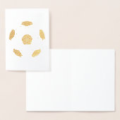 Fußball-heilige Geometrie Folienkarte (Anzeige)