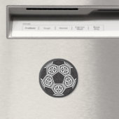 Fußball-heilige Geometrie Magnet (In Situ (Geschirrspüler))
