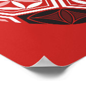 Fußball-heilige Geometrie Poster (Ecke)