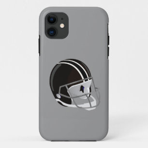 Fußball Helm Silber iPhone 11 Hülle