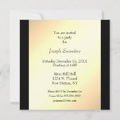 Fußball Helmet Geburtstagsparty Einladung (Rückseite)