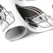 Fußball Helmet Geschenkpapier (Rolleneckpunkt)