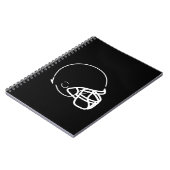 Fußball Helmet Notizblock (Linke Seite)
