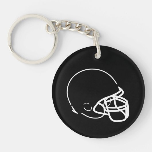 Fußball Helmet Schlüsselanhänger (Vorderseite)