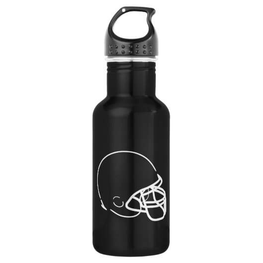 Fußball Helmet Trinkflasche (Vorderseite)