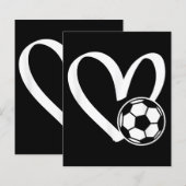 Fußball-Herz (Vorne/Hinten)