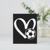 Fußball-Herz (Stehend Vorderseite)