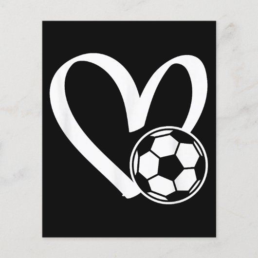 Fußball-Herz (Vorderseite)