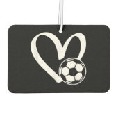 Fußball-Herz Autolufterfrischer (Rückseite)