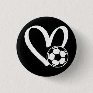 Fußball-Herz Button