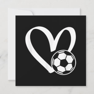 Fußball-Herz Dankeskarte