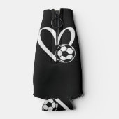 Fußball-Herz Flaschenkühler (Rückseite)