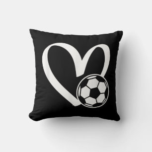 Fußball-Herz Kissen