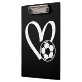 Fußball-Herz Klemmbrett (Links)