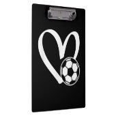 Fußball-Herz Klemmbrett (Rechts)