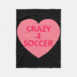 Fußball - Herz Liebe Valentinstag Personalisiert C Fleecedecke