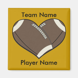 Fußball-Herz-Magnet Magnet