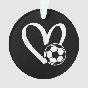 Fußball-Herz Ornament