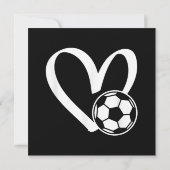 Fußball-Herz Save The Date (Rückseite)
