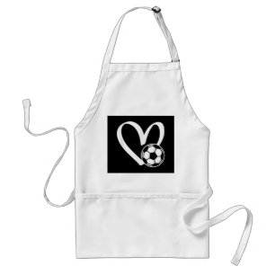 Fußball-Herz Schürze