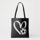 Fußball-Herz Tasche (Vorderseite)