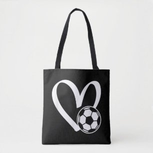 Fußball-Herz Tasche