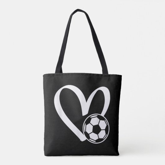 Fußball-Herz Tasche (Rückseite)