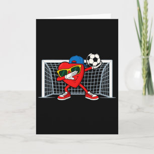 Fußball Herz Torwart Fußll Liebhaber Jungen Valent Karte